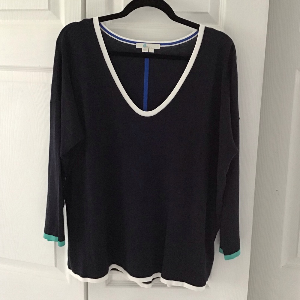 Boden navy Angeline sweater